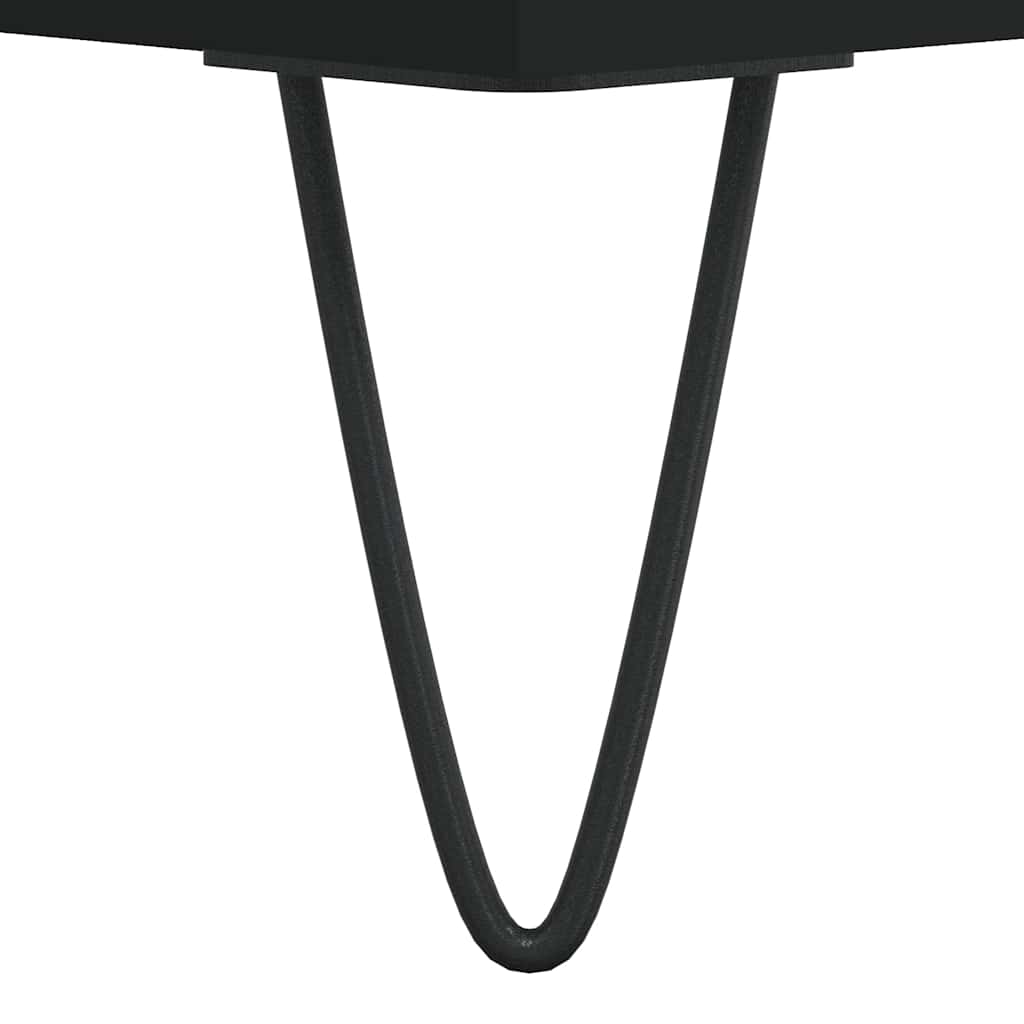 Baderomsskap Svart 80X33X60 Cm Konstruert Tre