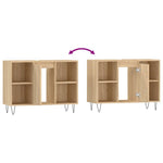 Baderomsskap Høyglans Hvit 80X33X60 Cm Konstruert Tre