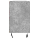 Baderomsskap Betonggrå 80X33X60 Cm Konstruert Tre