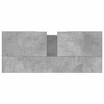 Baderomsskap Betonggrå 80X33X60 Cm Konstruert Tre