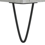 Baderomsskap Betonggrå 80X33X60 Cm Konstruert Tre