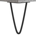 Baderomsskap Grå Eik 80X33X60 Cm Konstruert Tre