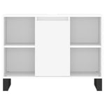 Baderomsskap Hvit 80X33X60 Cm Konstruert Tre