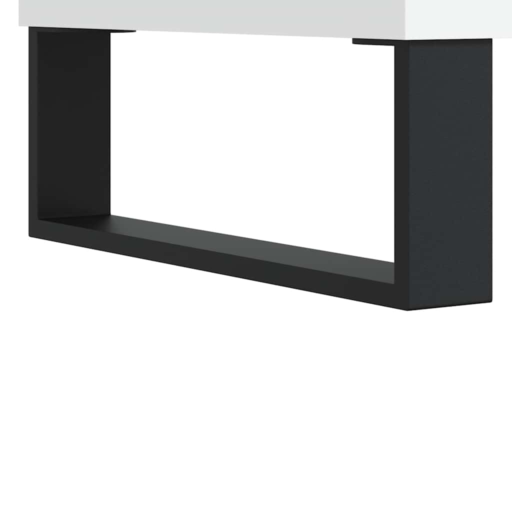 Baderomsskap Hvit 80X33X60 Cm Konstruert Tre