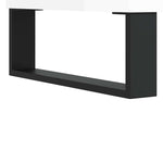 Baderomsskap Høyglans Hvit 80X33X60 Cm Konstruert Tre