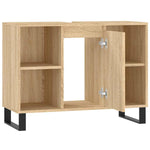 Baderomsskap Høyglans Hvit 80X33X60 Cm Konstruert Tre
