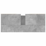 Baderomsskap Betonggrå 80X33X60 Cm Konstruert Tre