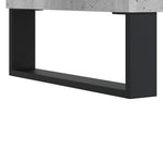 Baderomsskap Betonggrå 80X33X60 Cm Konstruert Tre
