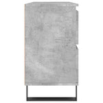 Baderomsskap Betonggrå 80X33X60 Cm Konstruert Tre