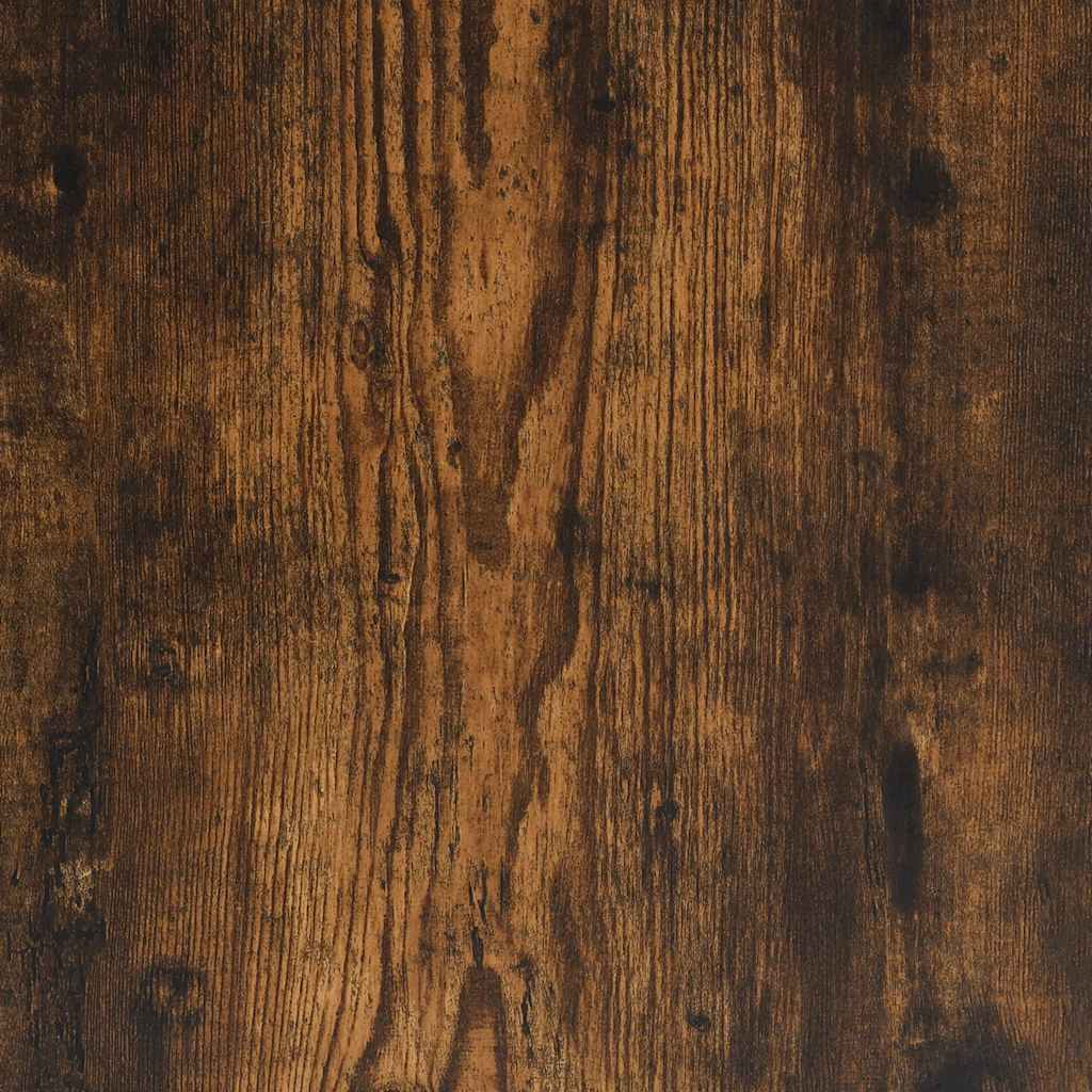 Baderomsskap Røkt Eik 80X33X60 Cm Konstruert Tre