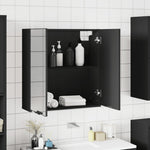Baderomsspeil Svart 64X20X67 Cm Konstruert Tre