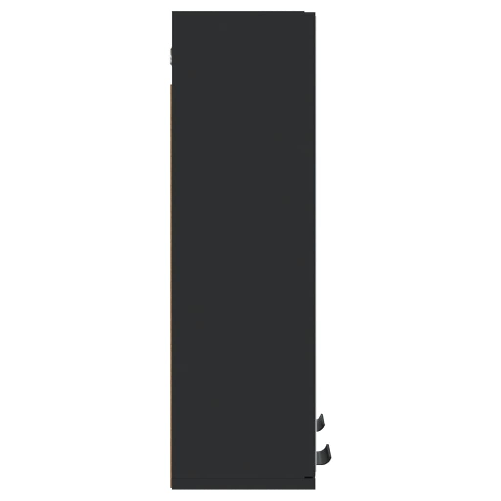 Baderomsspeil Svart 64X20X67 Cm Konstruert Tre