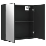 Baderomsspeil Svart 64X20X67 Cm Konstruert Tre