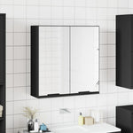 Baderomsspeil Svart 64X20X67 Cm Konstruert Tre