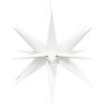 Julelys Med Led 3 Stk Sammenleggbar Hvit 100 Cm