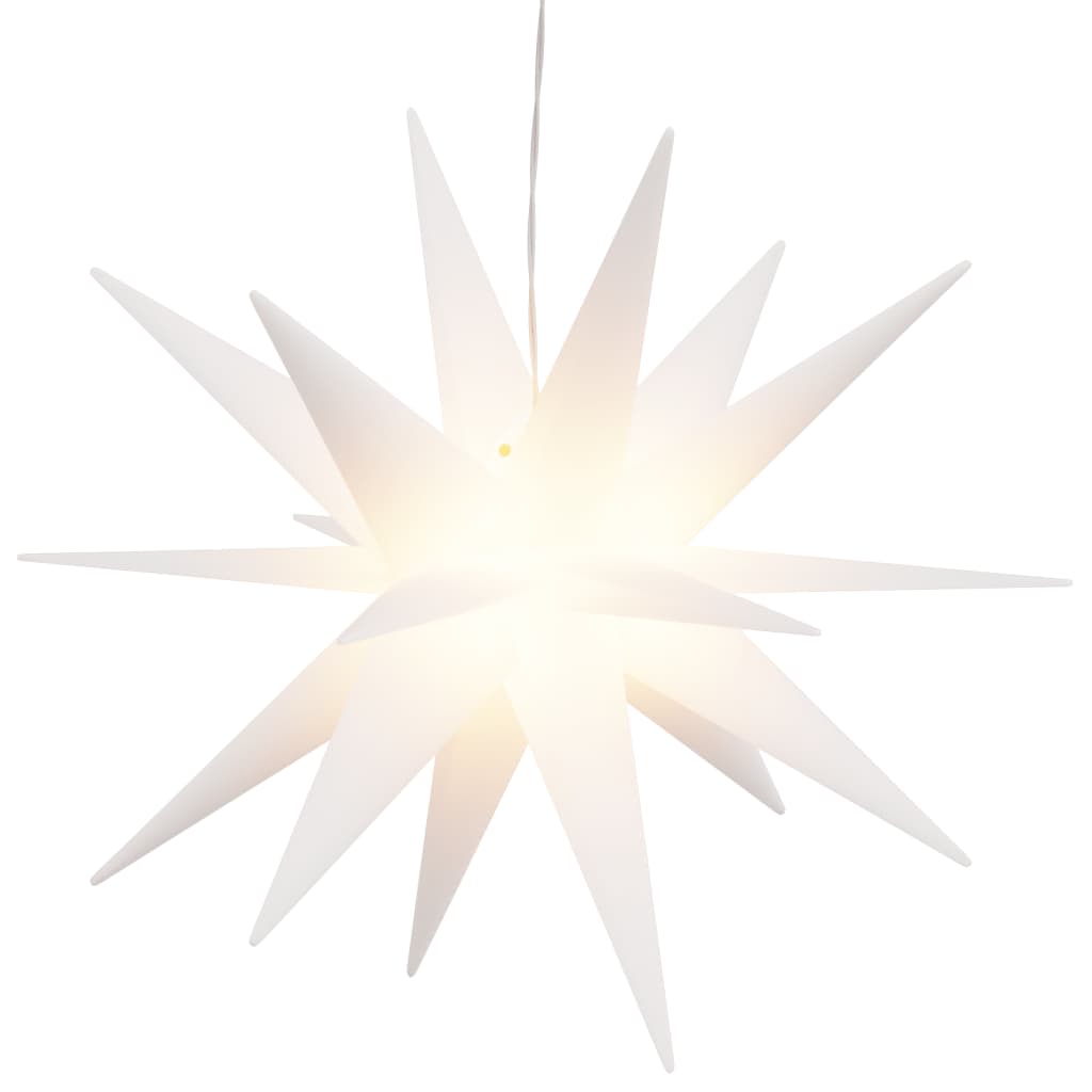 Julelys Med Led 3 Stk Sammenleggbar Hvit 100 Cm