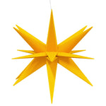 Julelys Med Led 3 Stk Sammenleggbar Gul 100 Cm