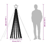 Led Juletre 275 Leds Fargerike 180 Cm