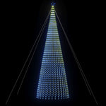 Led Juletre 1544 Leds Blå 500 Cm