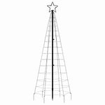 Led Juletre Med Spikes 220 Leds Varm Hvit 180 Cm