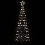 Led Juletre Med Spikes 220 Leds Kald Hvit 180 Cm