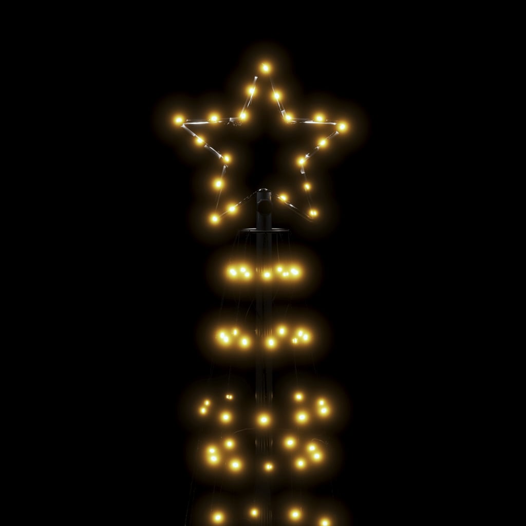 Led Juletre Med Spikes 570 Leds Varm Hvit 300 Cm