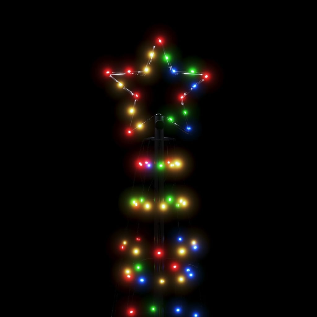 Led Juletre Med Spikes 570 Led Fargerike 300 Cm