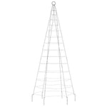 Led Juletre På Flaggstang 200 Leds Blå 180 Cm