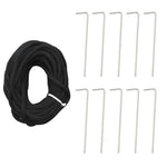 Led Juletre På Flaggstang 550 Leds Kald Hvit 300 Cm