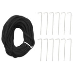 Led Juletre På Flaggstang 1534 Leds Varm Hvit 500 Cm