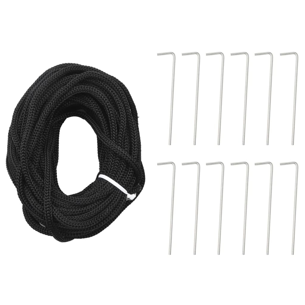 Led Juletre På Flaggstang 1534 Leds Blå 500 Cm