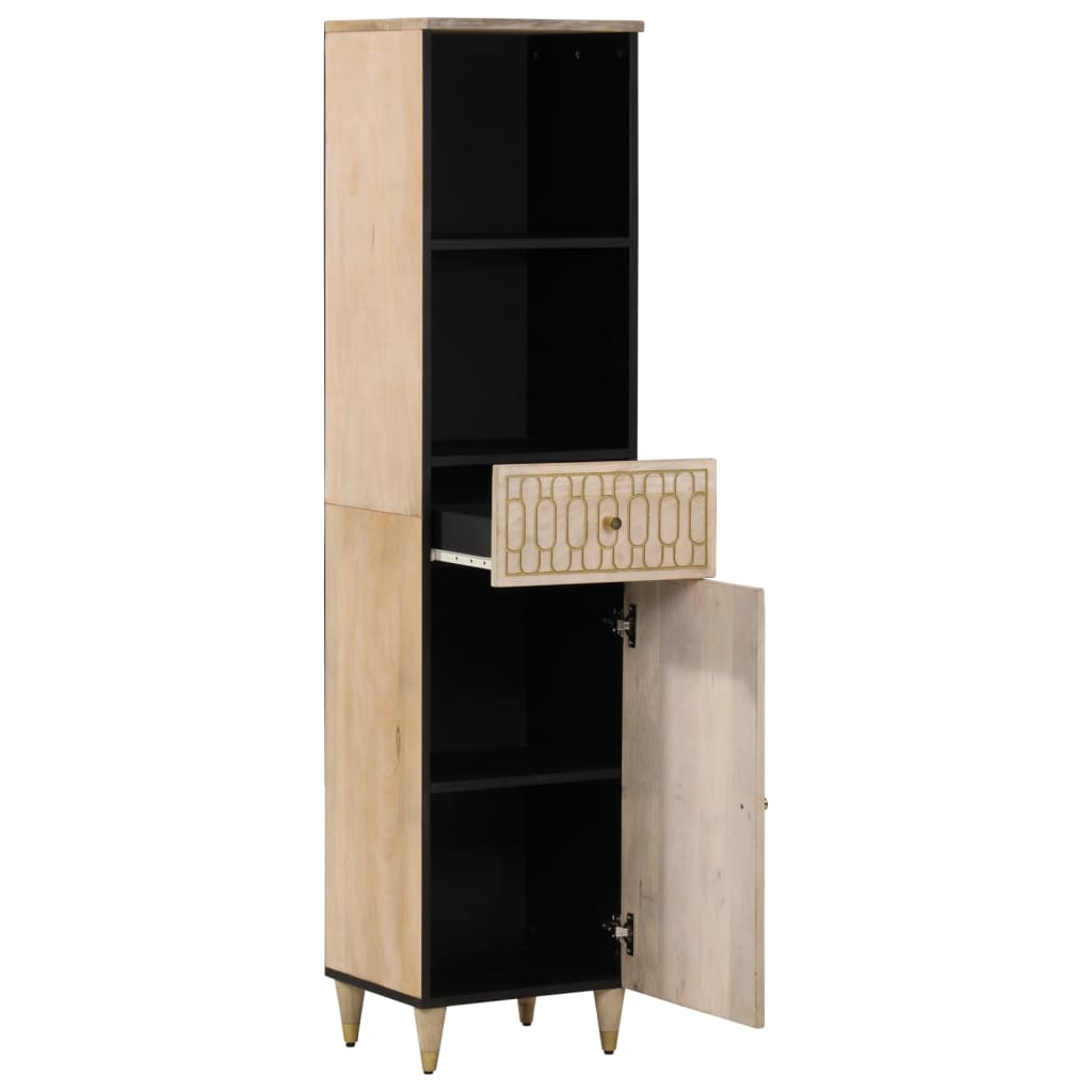 Baderomsskap 38X33X160 Cm Heltre Mango