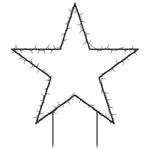 Julelysdekorasjon Med Pigger Stjerne 80 Leds 60 Cm