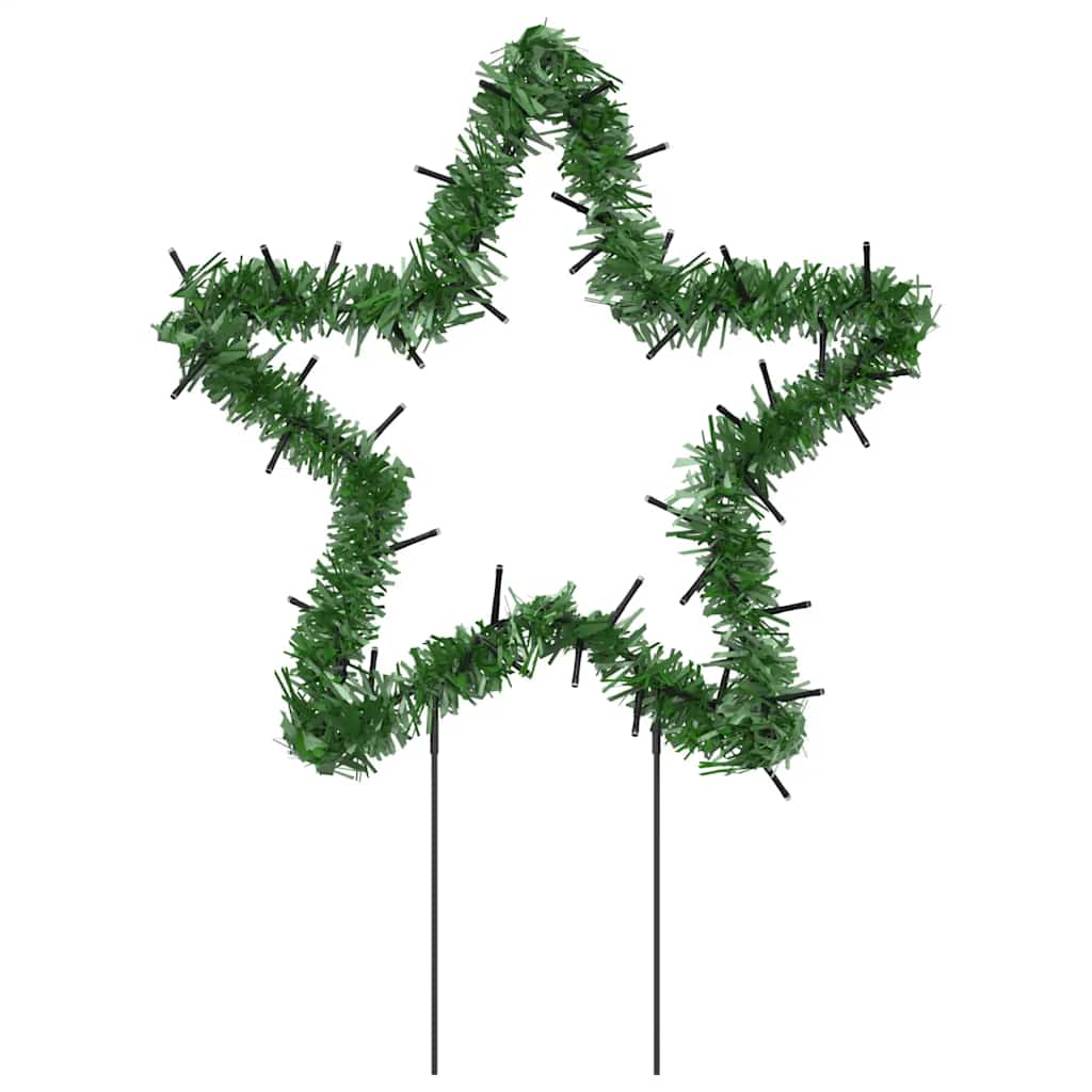 Julelysdekorasjon Med Pigger 3 Stjerner 50 Led 29 Cm