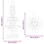 Juletre Av Tre Til Pynt 60 Cm Heltre Furu