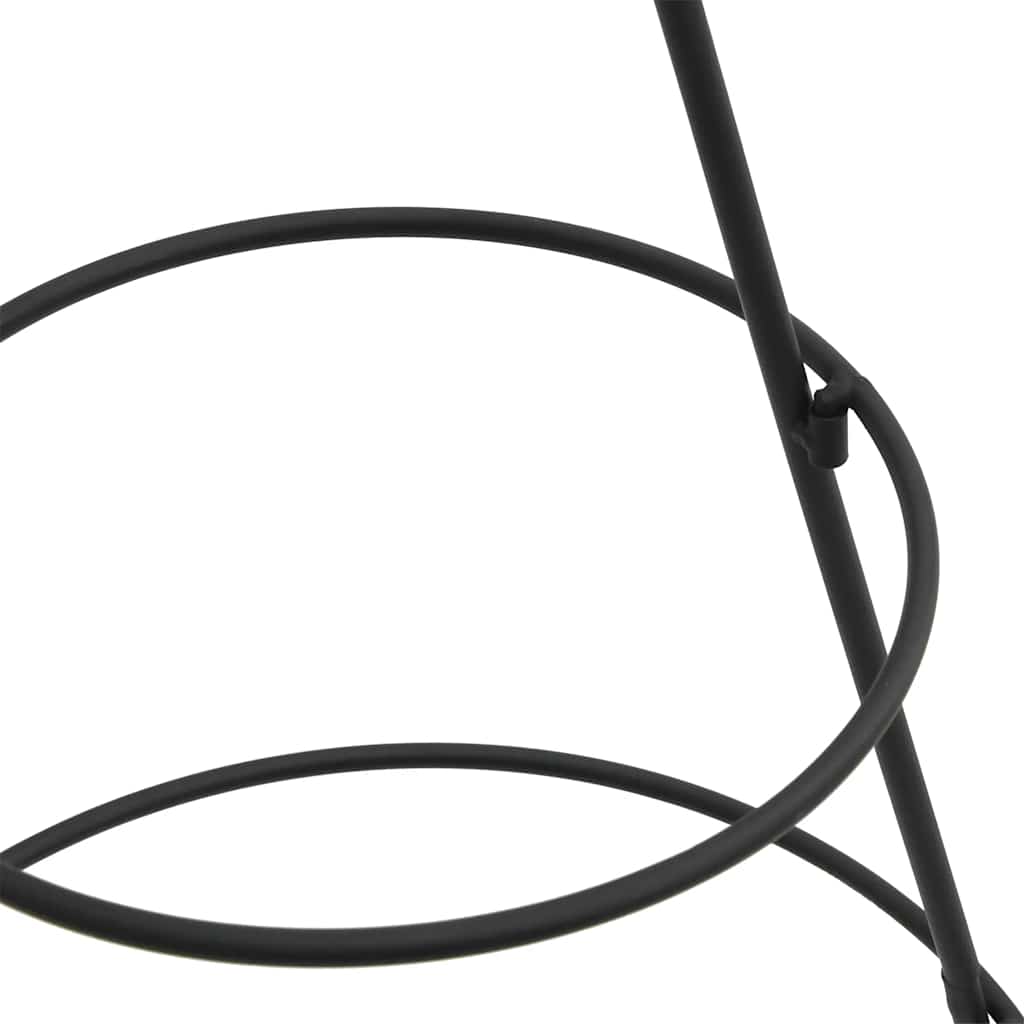 Juletre Til Dekorasjon Metall Svart 90 Cm