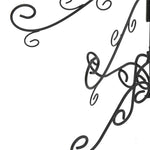 Juletre Til Dekorasjon Metall Svart 180 Cm