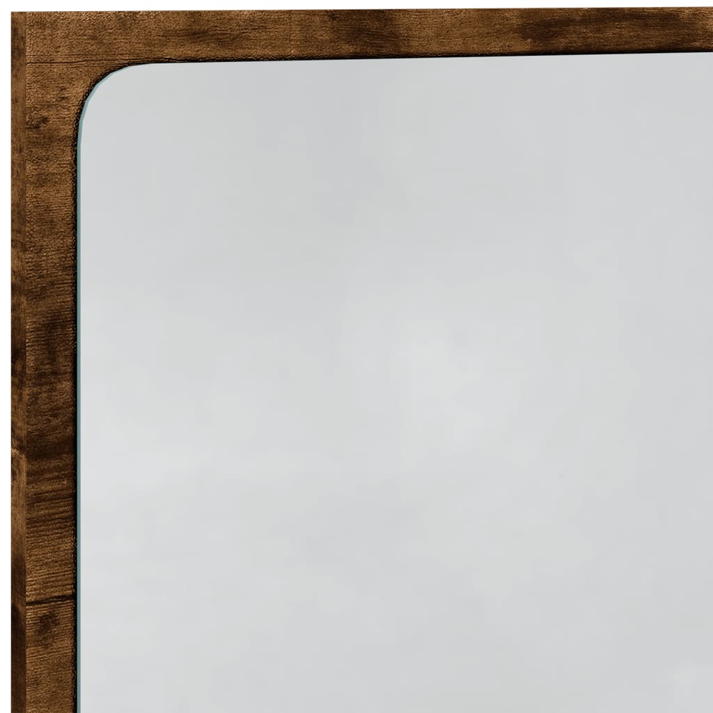 Baderomsspeil Med Led Sonoma Eik 60X8,5X38 Cm Konstruert Tre