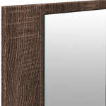 Led-Speilskap For Baderom Brun Eik 100X12X45 Cm