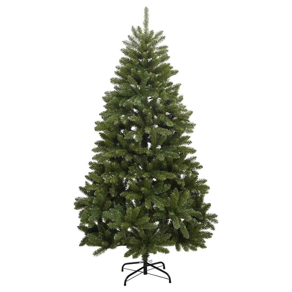Kunstig Hengslet Juletre Med 300 Led Og Kulesett 180 Cm