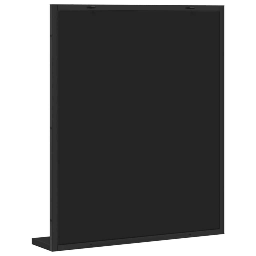 Baderomsspeil Svart 50X12X60 Cm Sponplate