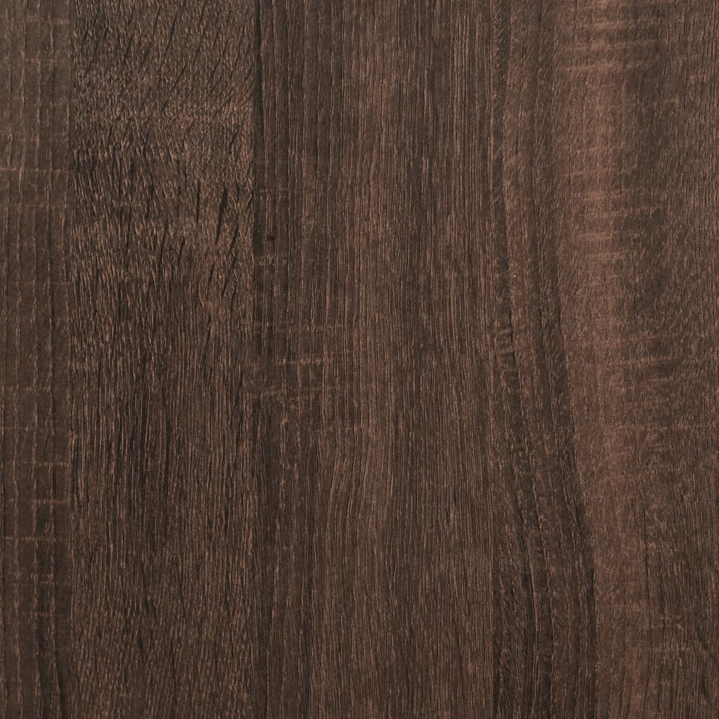 Baderomsspeil Med Hylle Brun 50X12X60 Cm Konstruert Tre