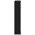 Speilskap Til Baderom Svart 42X12X60 Cm Sponplate