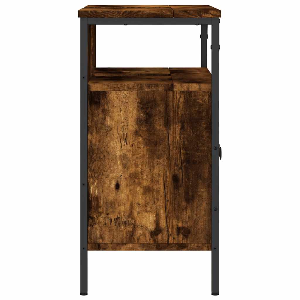 Servantskap Røkt Eik 60X30X60 Cm Konstruert Tre