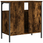 Servantskap Røkt Eik 60X30X60 Cm Konstruert Tre