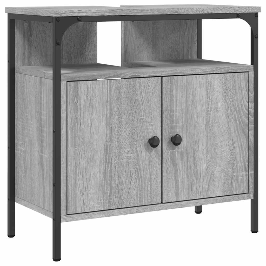 Servantskap Grå Sonoma 60X30X60 Cm Konstruert Tre