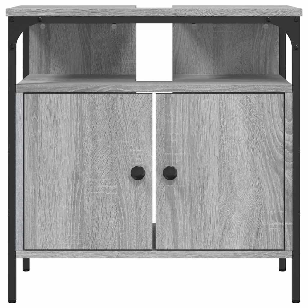 Servantskap Grå Sonoma 60X30X60 Cm Konstruert Tre
