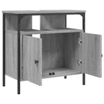 Servantskap Grå Sonoma 60X30X60 Cm Konstruert Tre