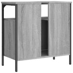 Servantskap Grå Sonoma 60X30X60 Cm Konstruert Tre