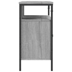 Servantskap Grå Sonoma 80X30X60 Cm Konstruert Tre